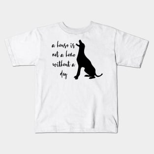 Dog Home Bite Cat Lover Dogs Fur Purr Rescued Kids T-Shirt